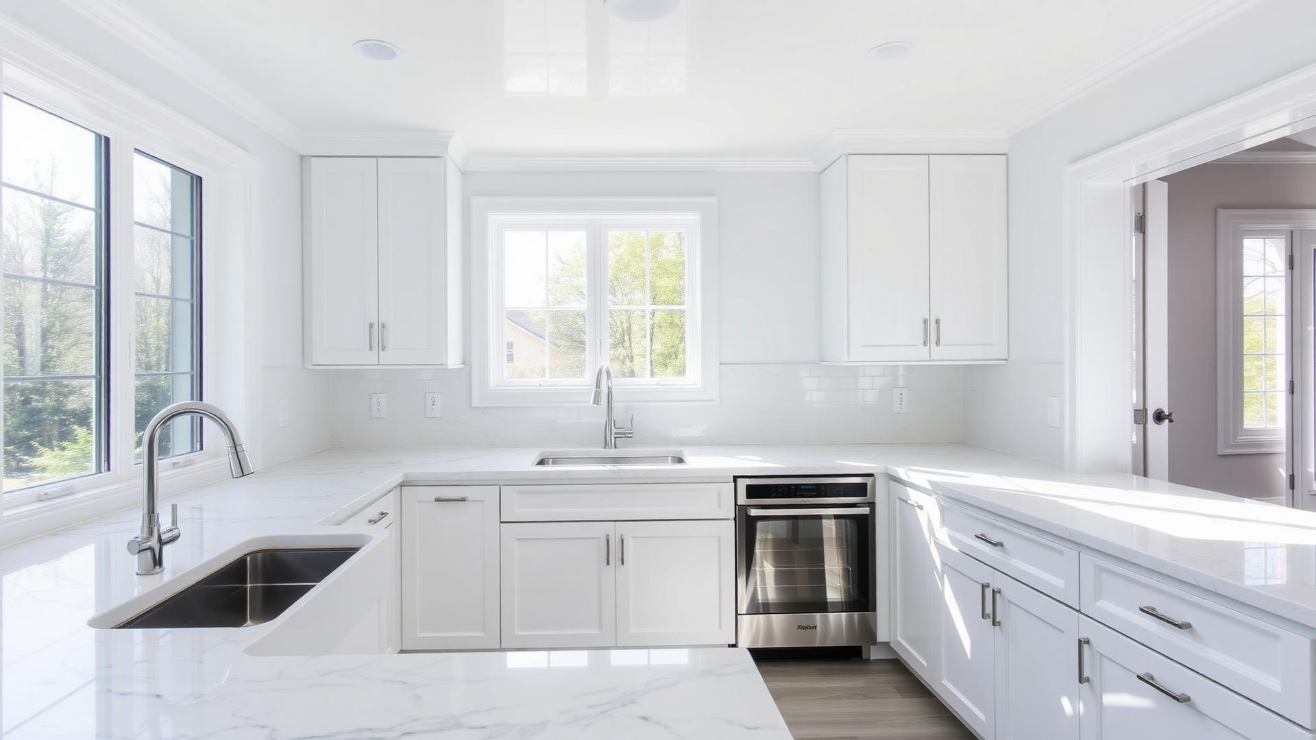 Immaculately cleaned home kitchen